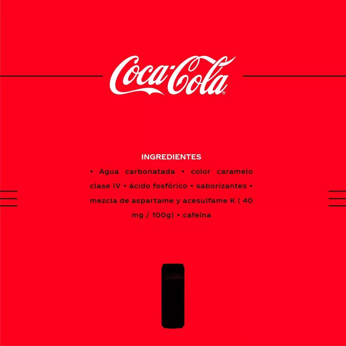 Refresco Coca Cola Sin Azúcar 10 Latas de 355 ml c/u