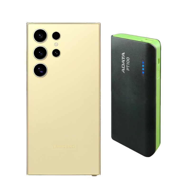 Galaxy S24 Ultra 256GB Amarillo Snapdragon + Power Bank 10,000mah.