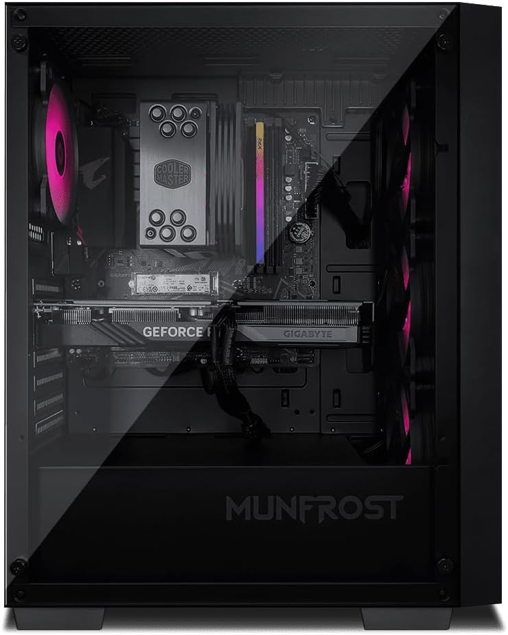 Computadora PRIDE GAMING AORUS PC FOX NVIDIA GeForce RTX4060 AMD RYZEN 5 5600X 16GB RAM 1TB SSD M.2