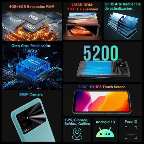 Cubot Note 21 Dual SIM 128 GB Verde 6 GB RAM