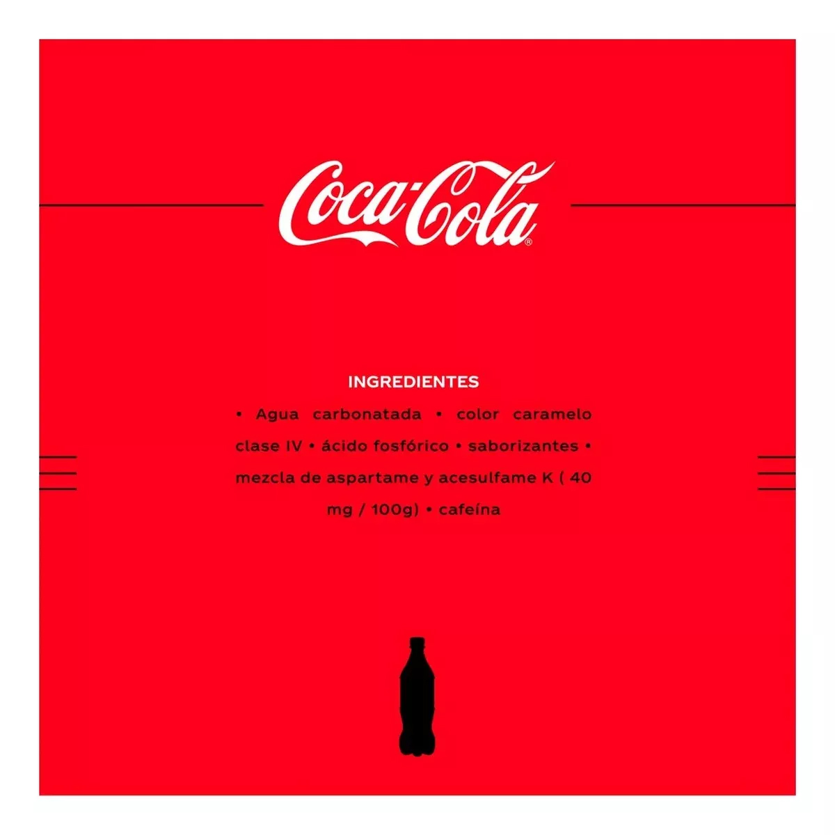 Refresco Coca Cola Light 6 Pzs de 600 ml c/u