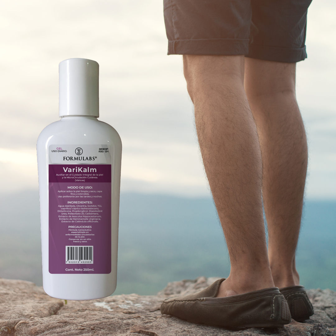 Gel para Varices Relaja, Desinflama, Mejora La Circulación 250ml - Varikalm- Formulabs