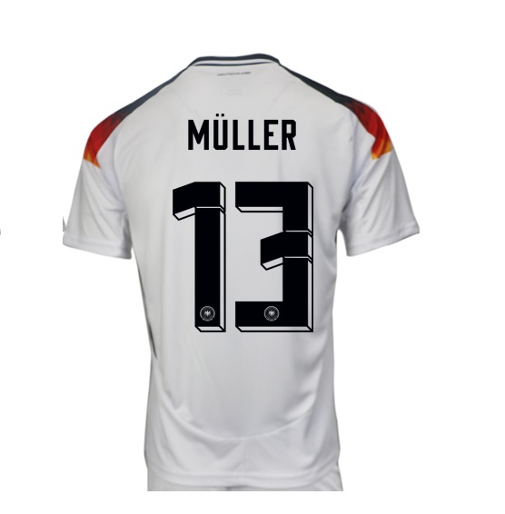 Nuevo! Jersey Alemania Eurocopa 2024/2025 Titular Local Blanca