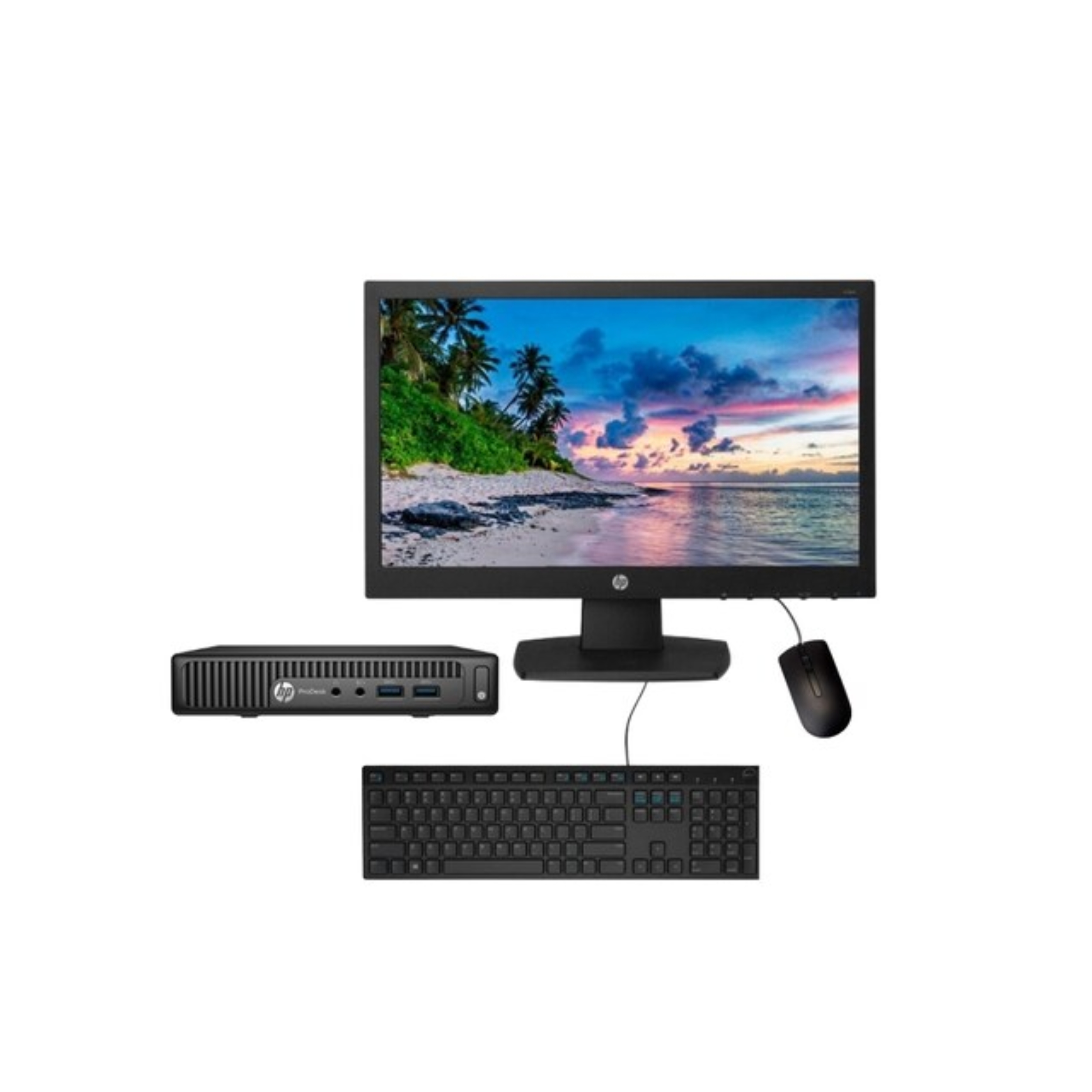 Equipo Completo Mini Cpu HP I5 10ma Gen 16ram/240ssd Monitor 24 PuLG