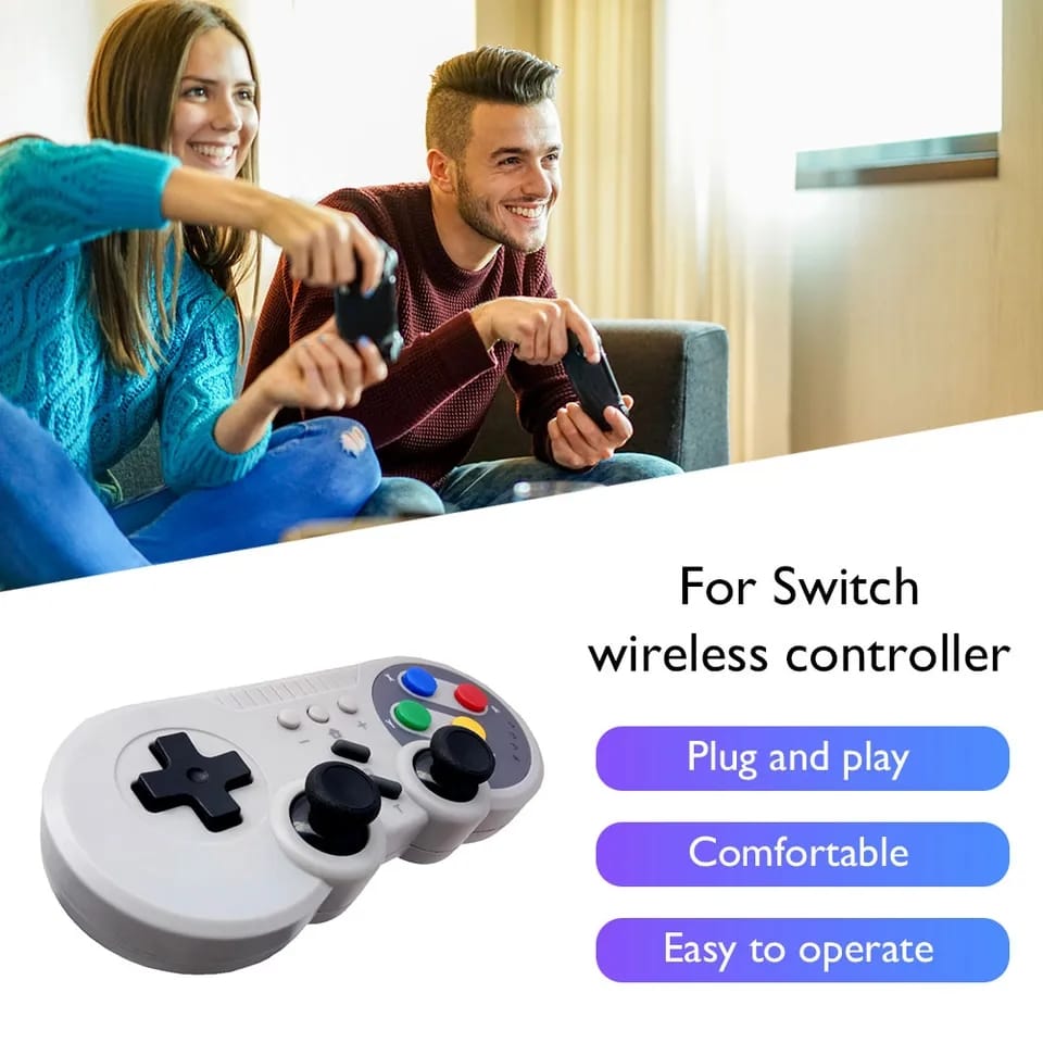 Control Inalambrico Retro Para Nintendo Switch