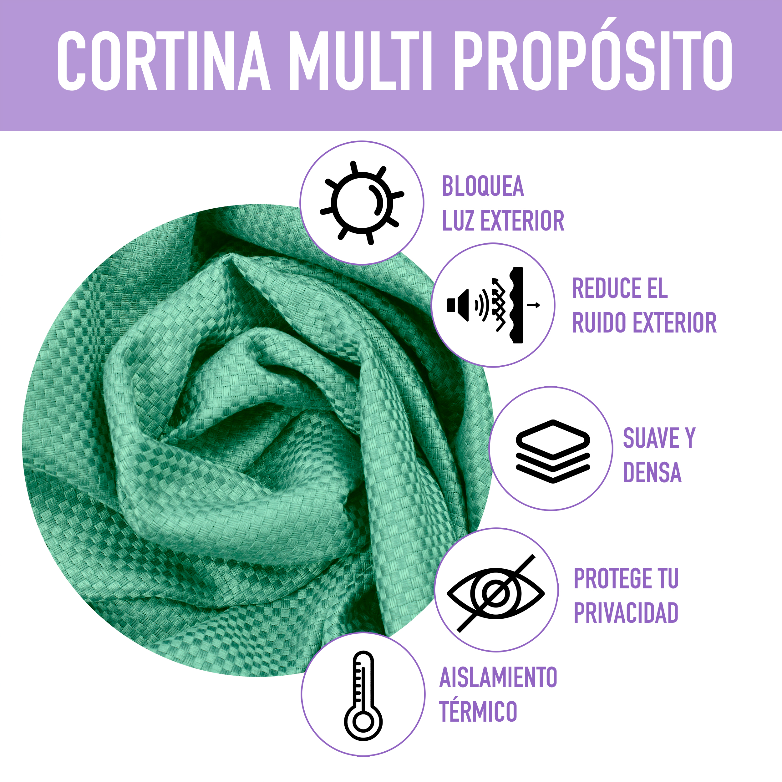 Cortina Blackout Verde Pistache Tramada Corta Térmica Bloqueo De Luz 95%