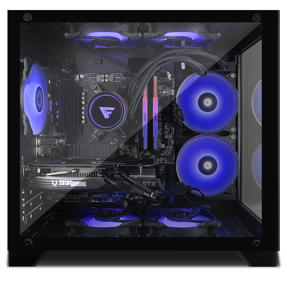 Computadora PRIDE FACTOR BLACK AMD Ryzen 5700X Nvidia RTX 4060