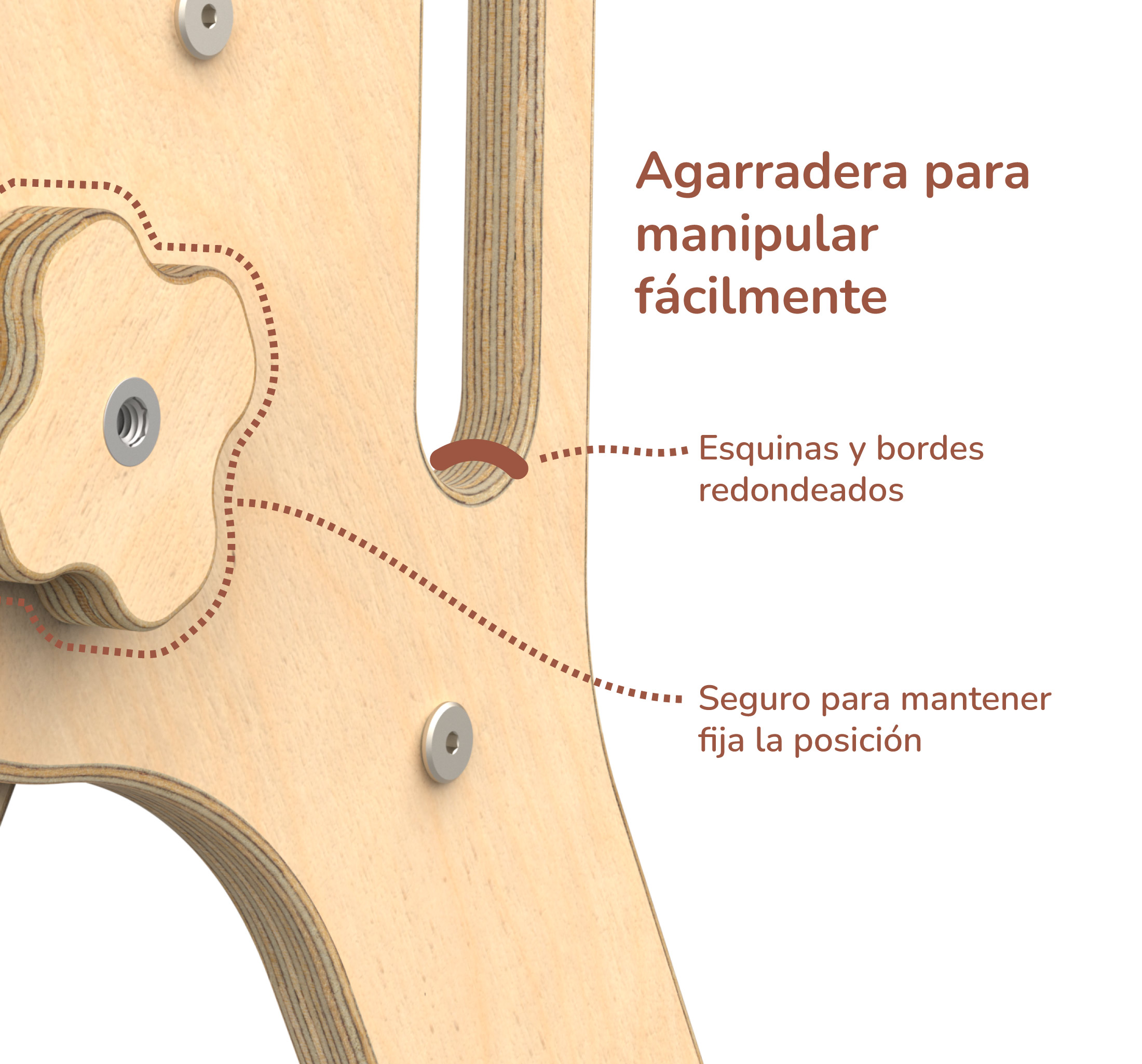 Triángulo de Escalada Grande Tres Posiciones + Rampa de Barras Estructura de Juego Pikler para Bebés y Niños (Color Natural)