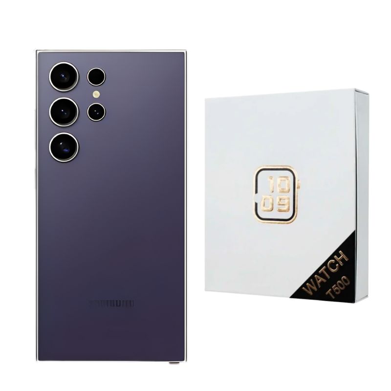 Galaxy S24 Ultra 256GB Morado Snapdragon + Reloj Genérico.