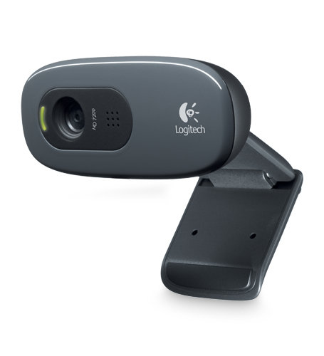 Cámara Webcam Logitech Hdc270 1280 x 720 USB Negro