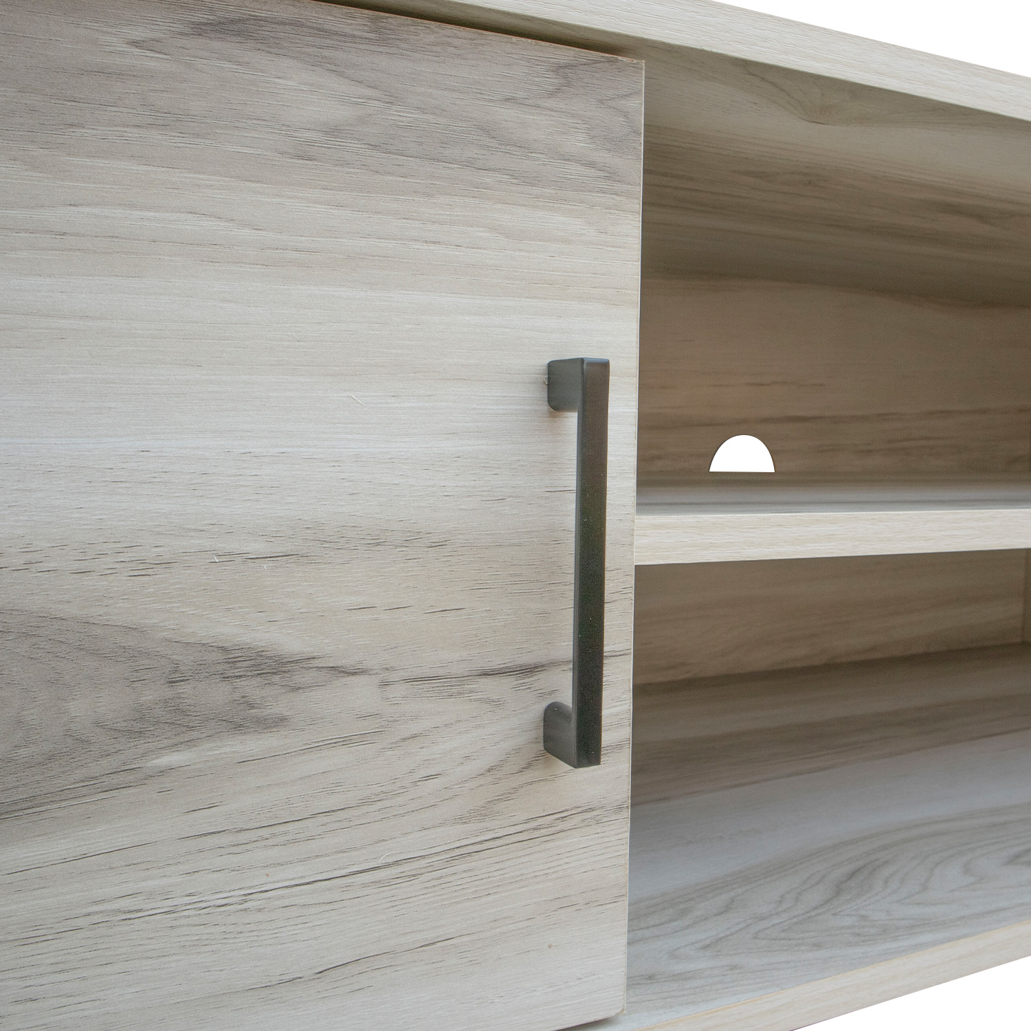 Mesa de Tv Moderno Bossa Tuvalu White Wash Oak.