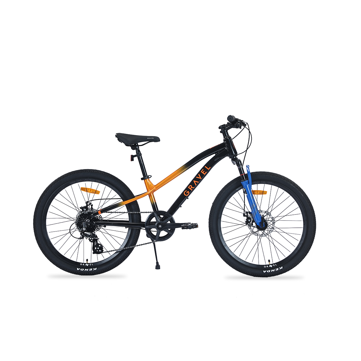 Biciclceta Gravel Rimo R24 8v Shimano Altus Disco Mecánico Color Naranja/Azul Tamaño del cuadro M.