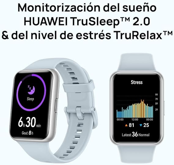 HUAWEI Watch Fit 2 (GPS) (Garantía en México)- Reloj Inteligente, Pantalla AMOLED 1.74'', Bluetooth, Correa de Silicona, Compatible con Android & iOS, Negro