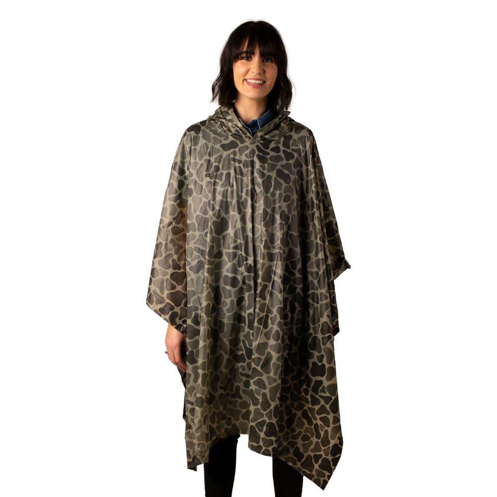 Poncho de vinil con estampado animal print unisex Stansport 968-C