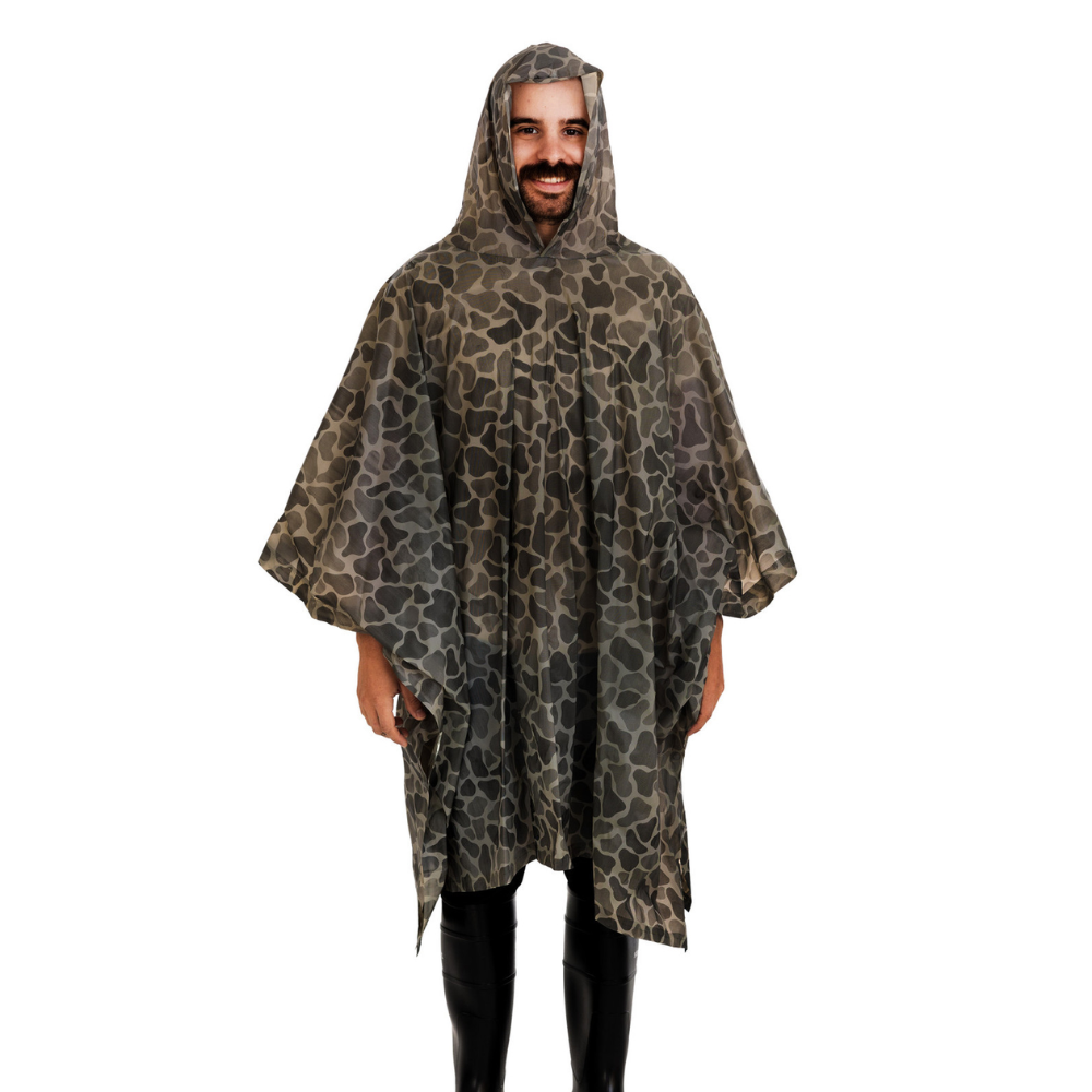Poncho de vinil con estampado animal print unisex Stansport 968-C