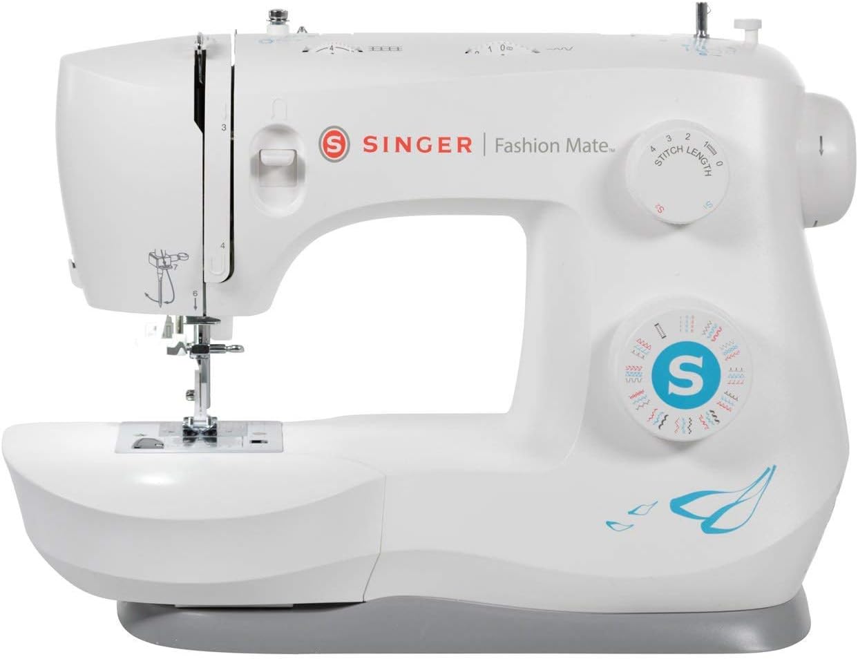 Máquina de Coser Mecánica Fashion Mate Marca Singer.