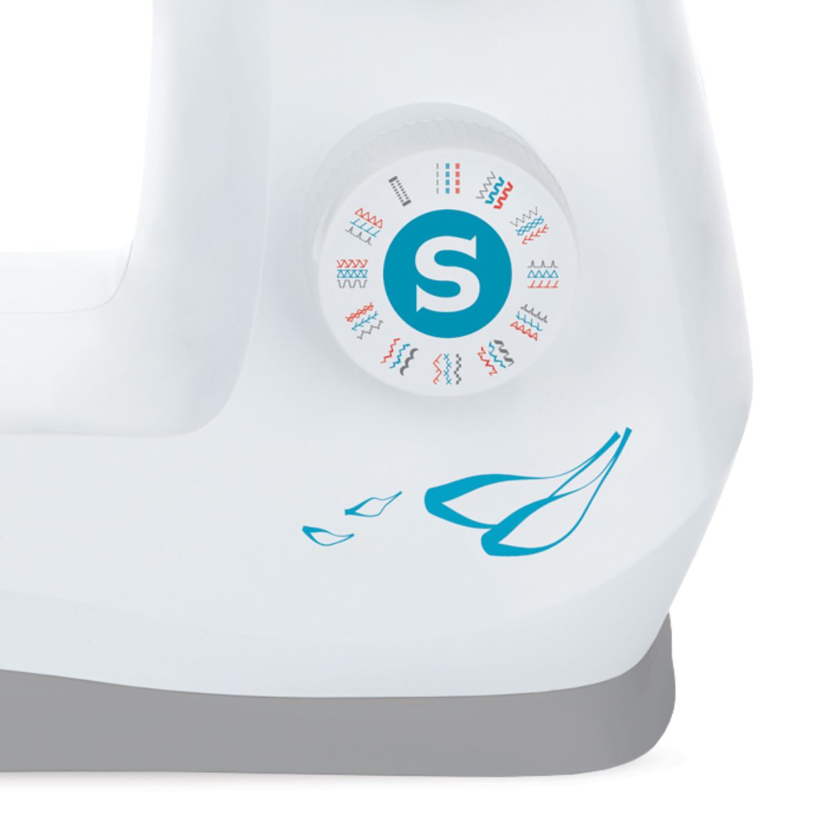 Máquina de Coser Mecánica Fashion Mate Marca Singer.