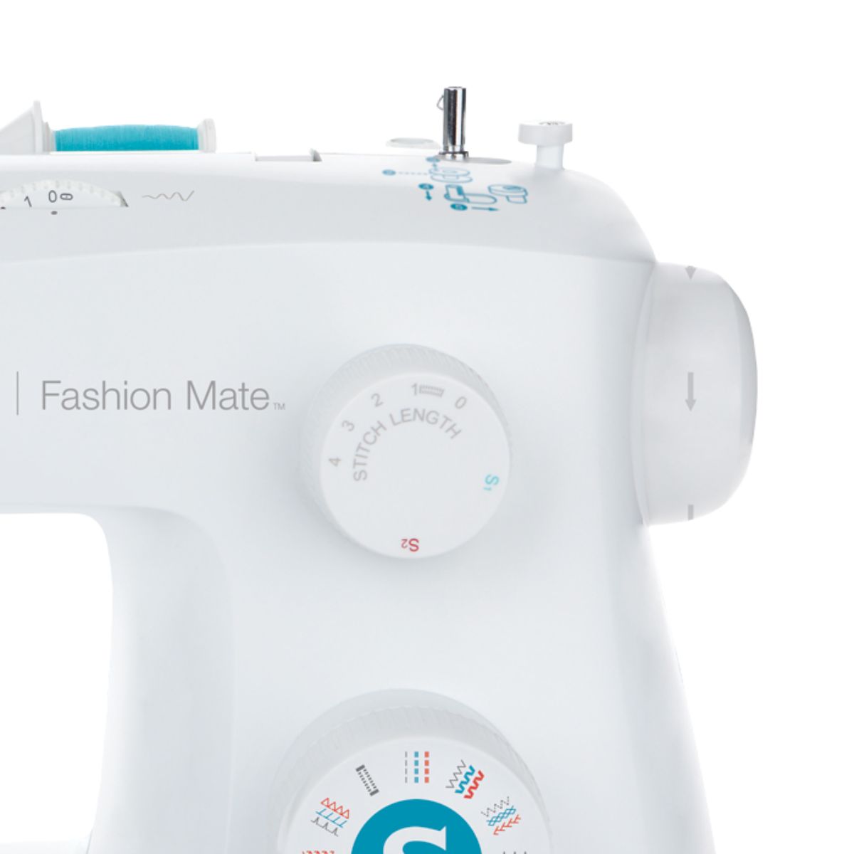 Máquina de Coser Mecánica Fashion Mate Marca Singer.