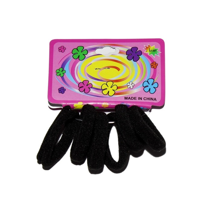 72 Pcs Ligas Negras para Peinar el Cabello, Donas para Cabello, Donas para Cabello Altamente Elásticas Lazos del Pelo para Coleta, Bandas de Goma de Pelo Algodón sin Costuras Corbatas para el Cabello para Niñas y Mujeres