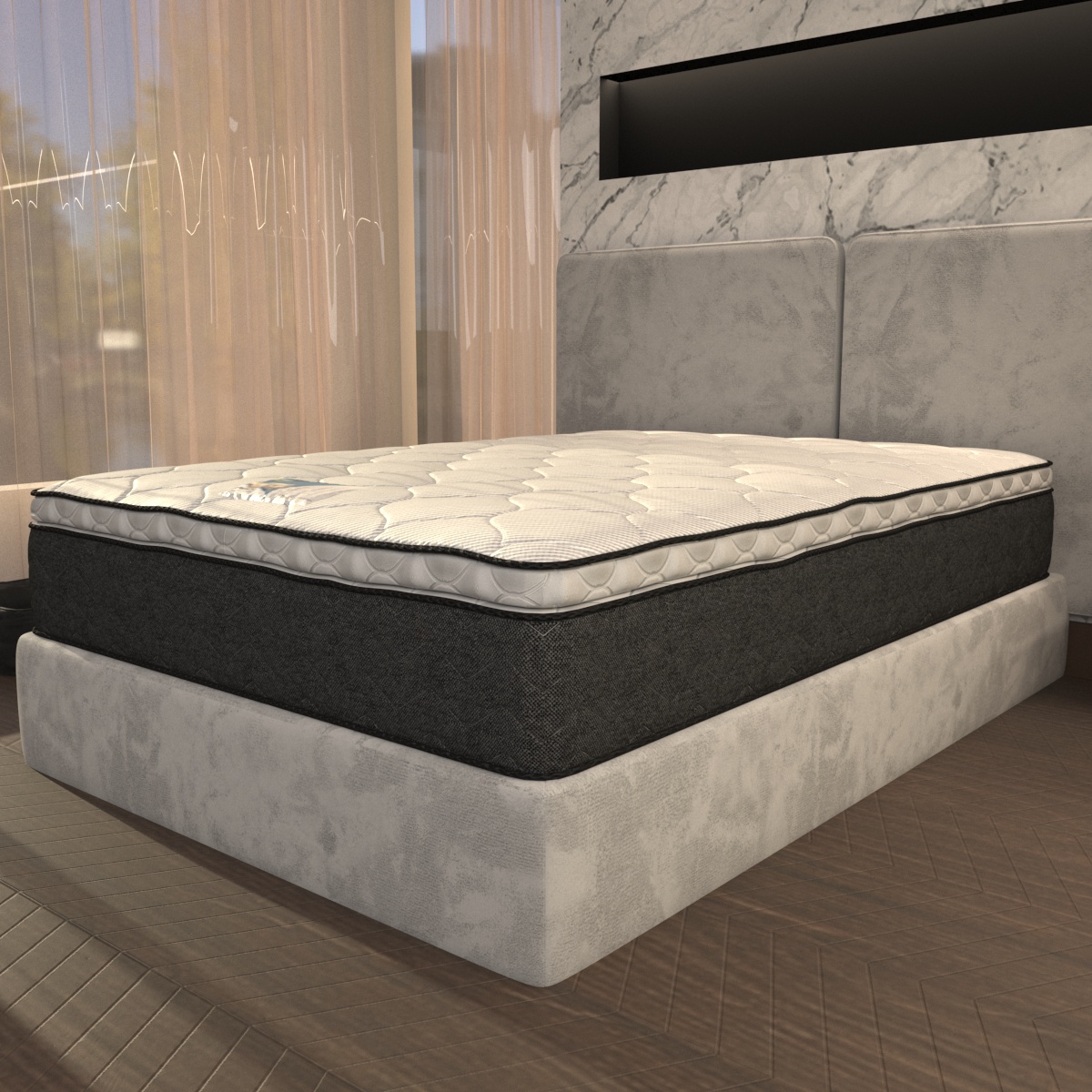 Colchón King Size Serta Preston Black Confort +2 ALMOHADAS DE REGALO ¨SUPER OFERTA¨