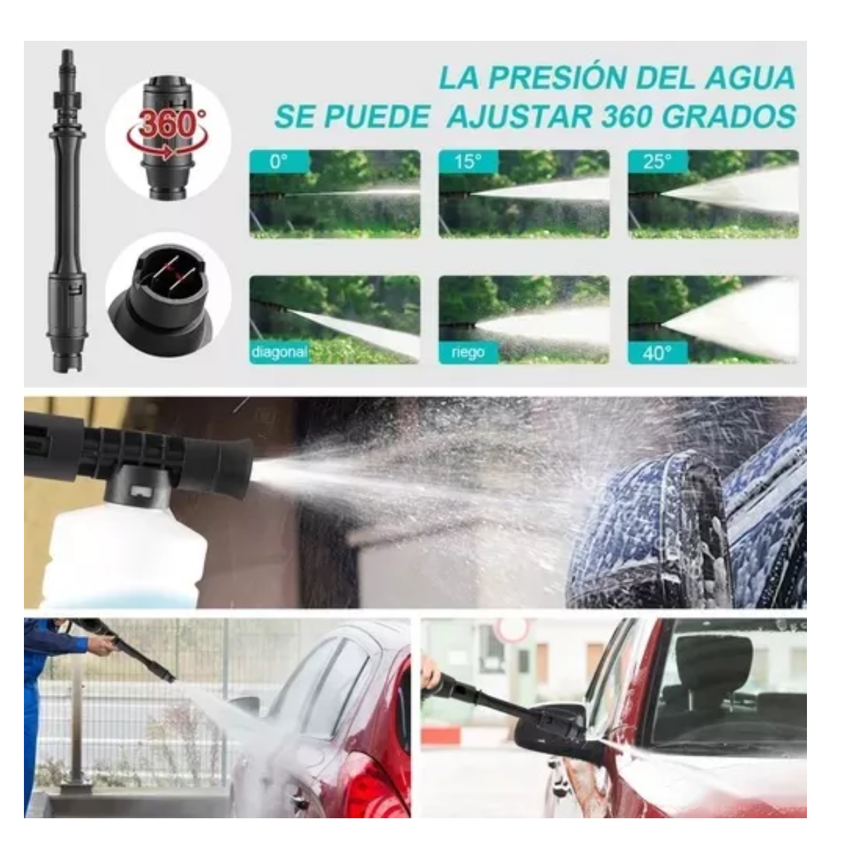 Hidrolavadora Auto Drive Portátil Eléctrica Hidro Lavadora