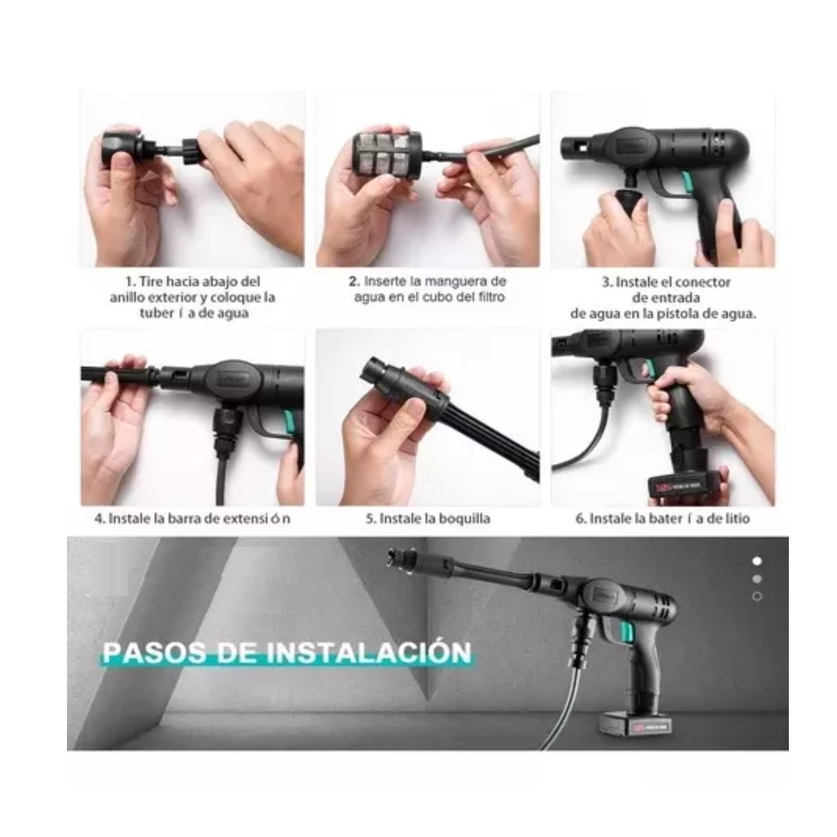 Hidrolavadora Auto Drive Portátil Eléctrica Hidro Lavadora