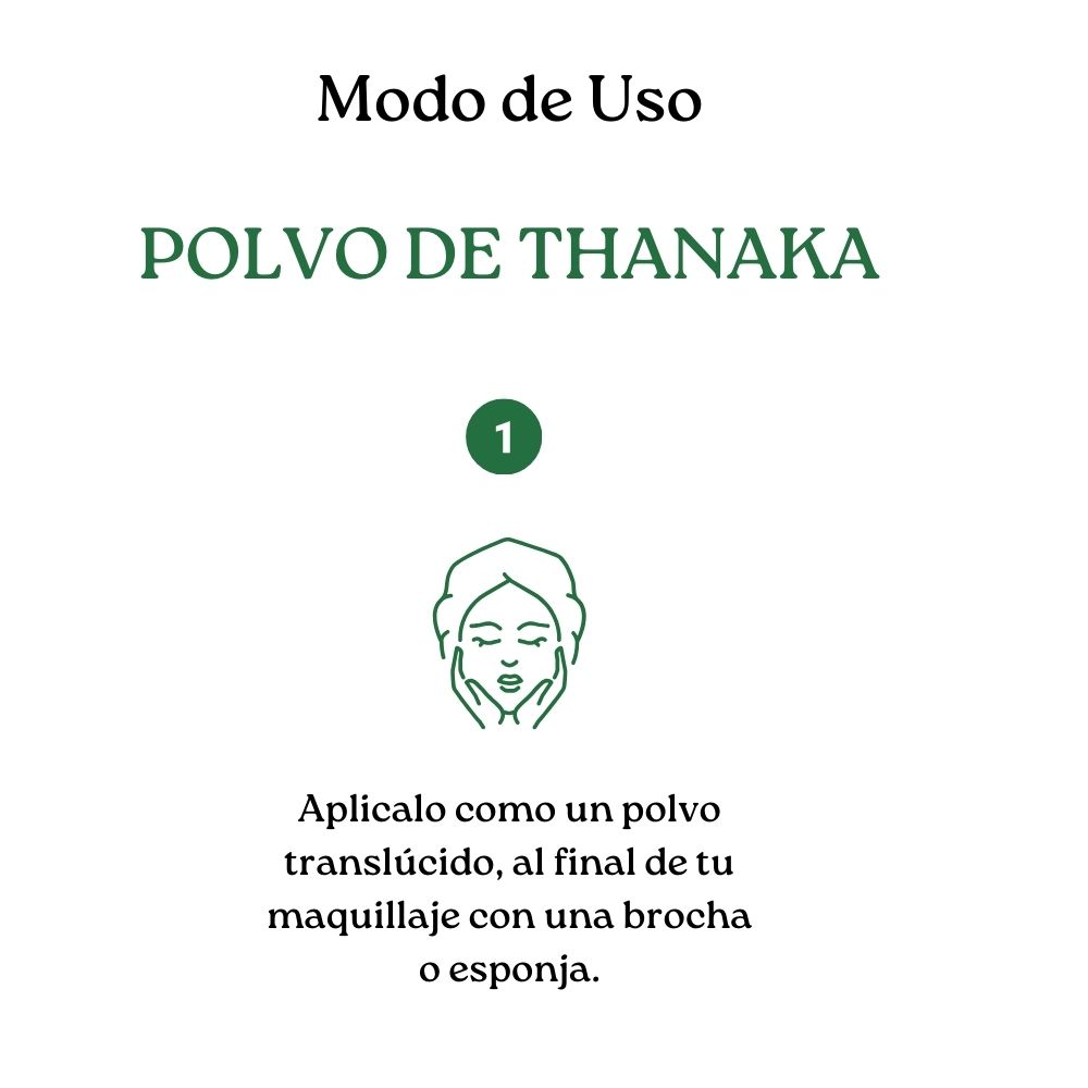 Polvo Thanaka 80g. Elimina Manchas e Hidrata la Piel. Corrige y Mejora el Aspecto.