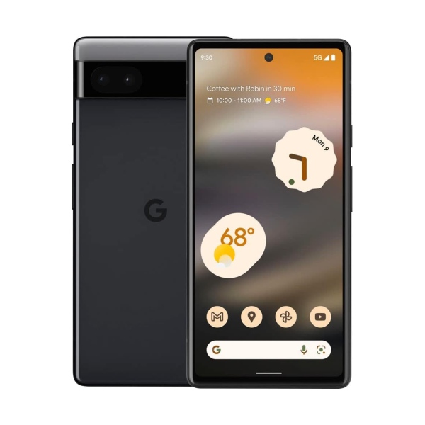 GOOGLE PIXEL 6A 128GB REACONDICIONADO NEGRO + CUBO DE CARGA RAPIDA.