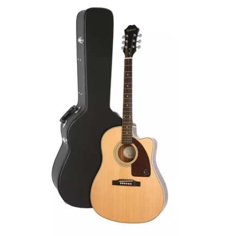 Guitarra Electroacustica Epiphone J-15 EC con estuche rígido incluido