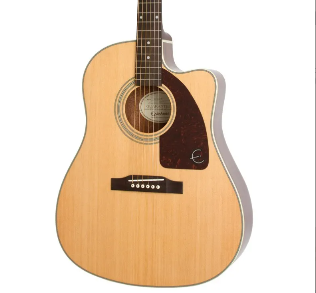 Guitarra Electroacustica Epiphone J-15 EC con estuche rígido incluido