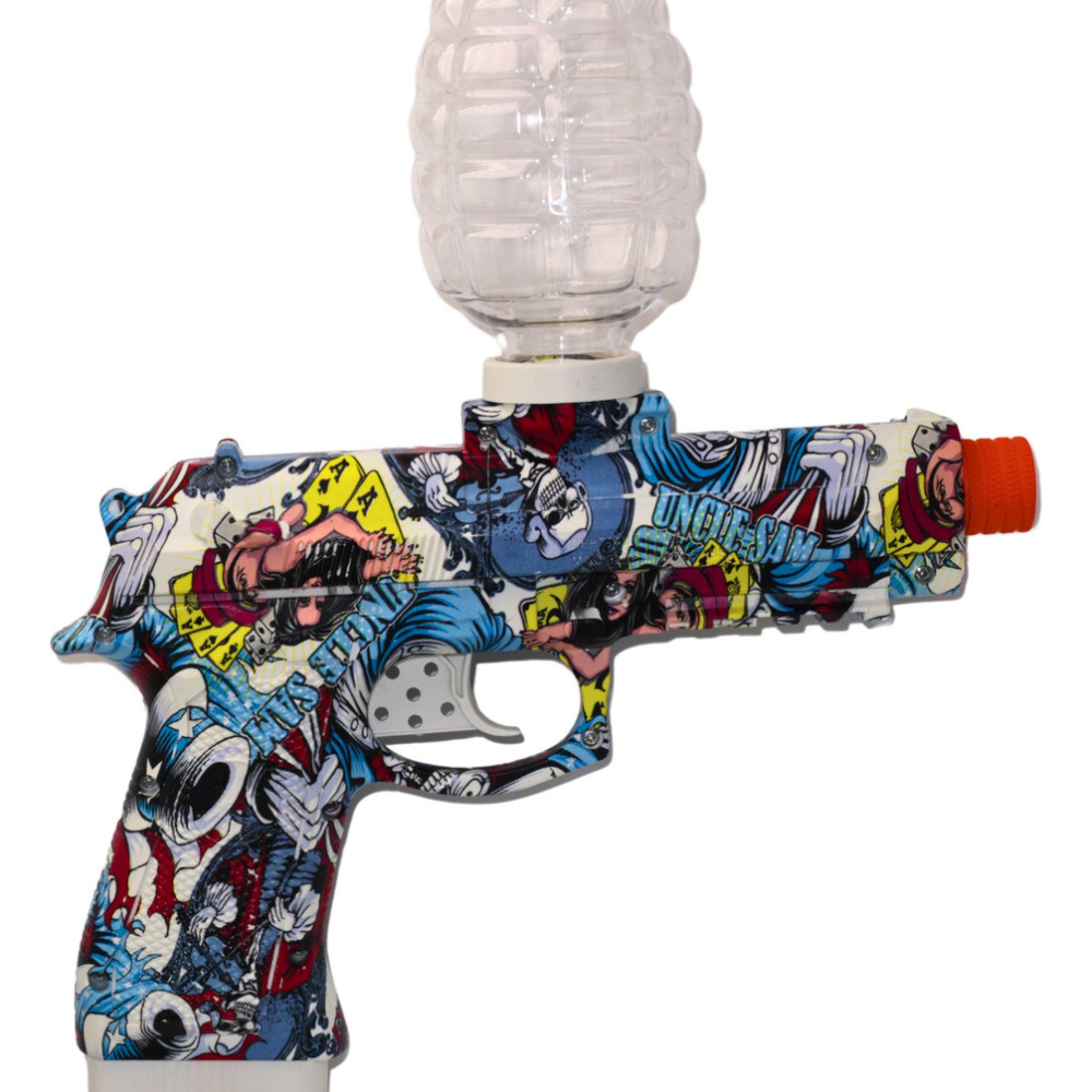 Pistola De Juguete Beretta M92 Lanza Balas Hidrogel Auto, Lanzador de Hidrogel, automatica, orbeets...