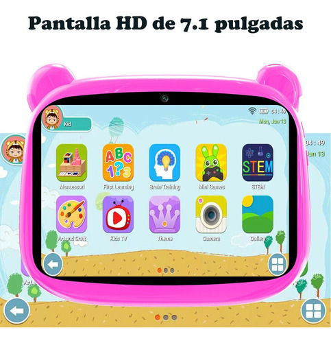 Tablet Para Niños 7 Pulgadas 6g+128gtableta Android 11