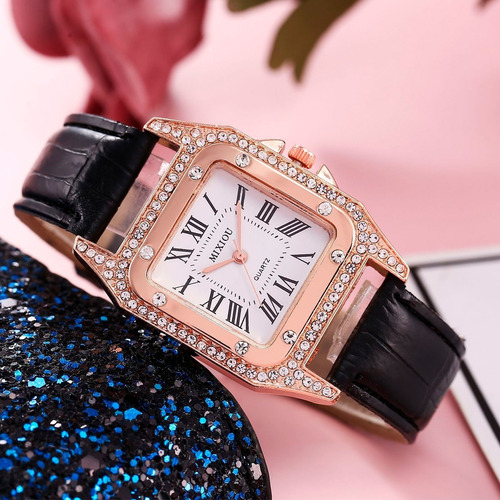 Kit De Reloj Y Joyas 3 Piezas En Caja De Regalo Elegante