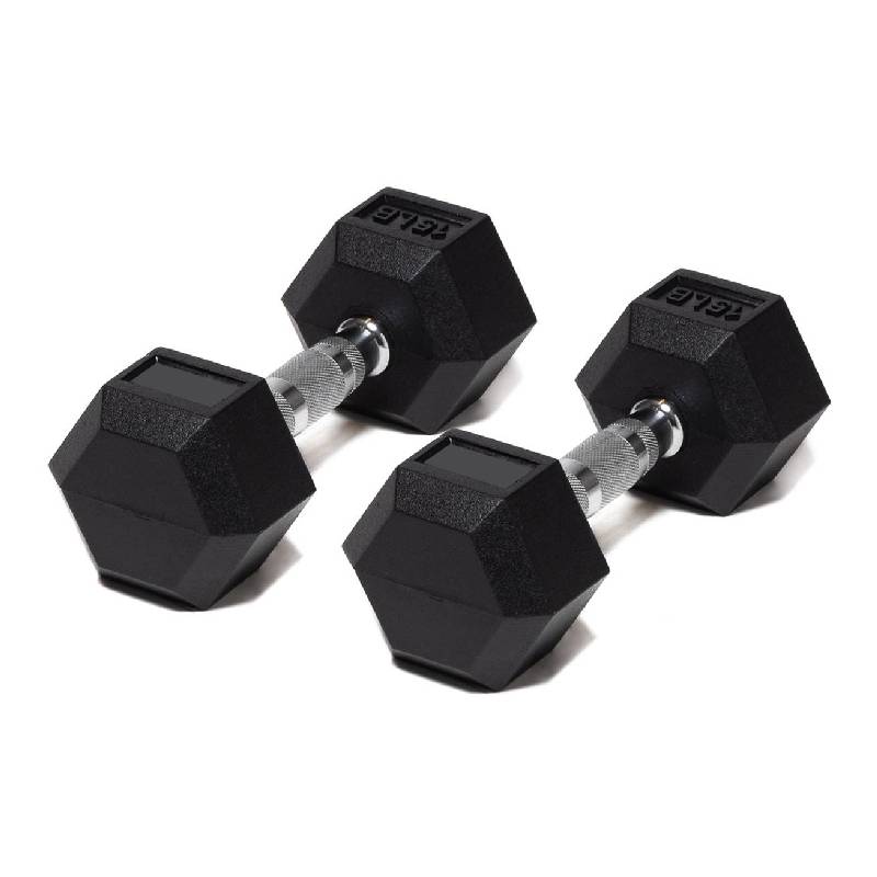 Par de Mancuernas hexagonales 15 Lb MDFitness, Mancuernas para Ejercicio, Pesas para Ejercicio en casa, Pesas hexagonales, Pesas Ejercicio, Pesas de Ejercicio, Mancuernas para Ejercicio en casa