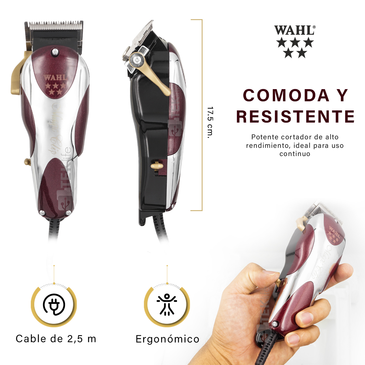Maquina Cortadora De Pelo Clipper Wahl Magic Clip 5 Star