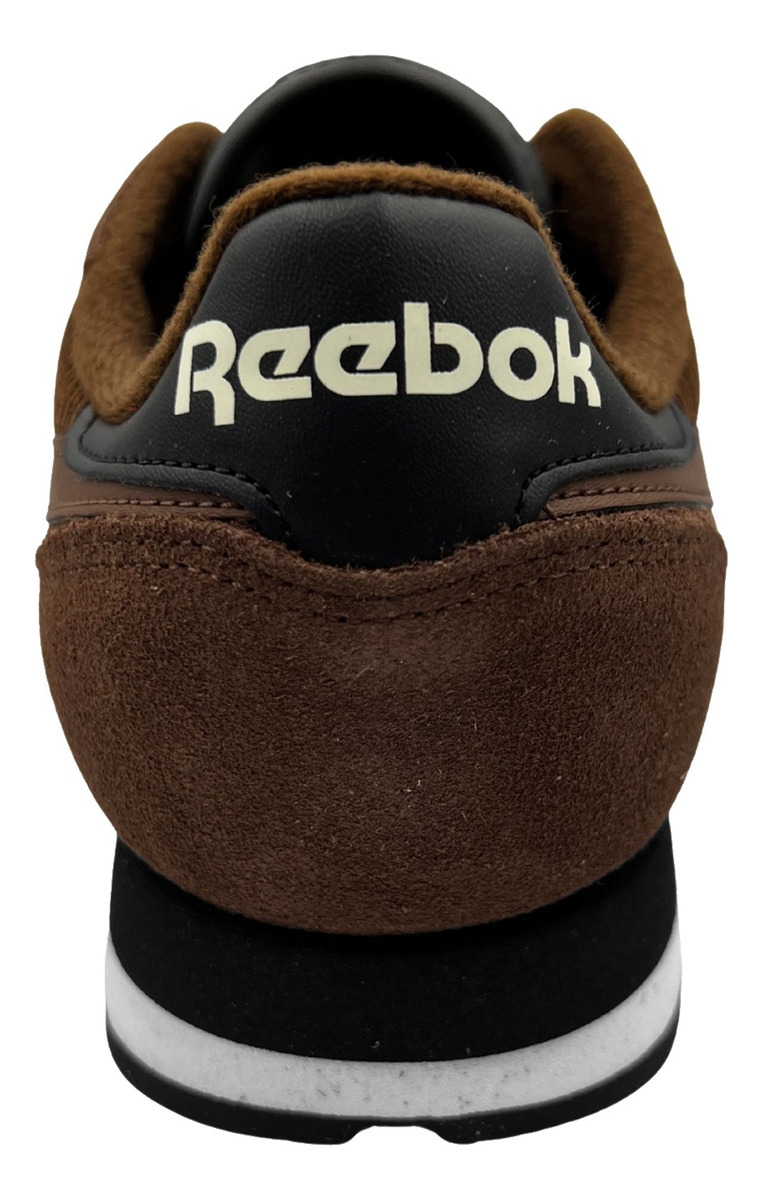 Tenis Reebok Classic Leather Brown Para Hombre Gw3792 Café Gamuza.
