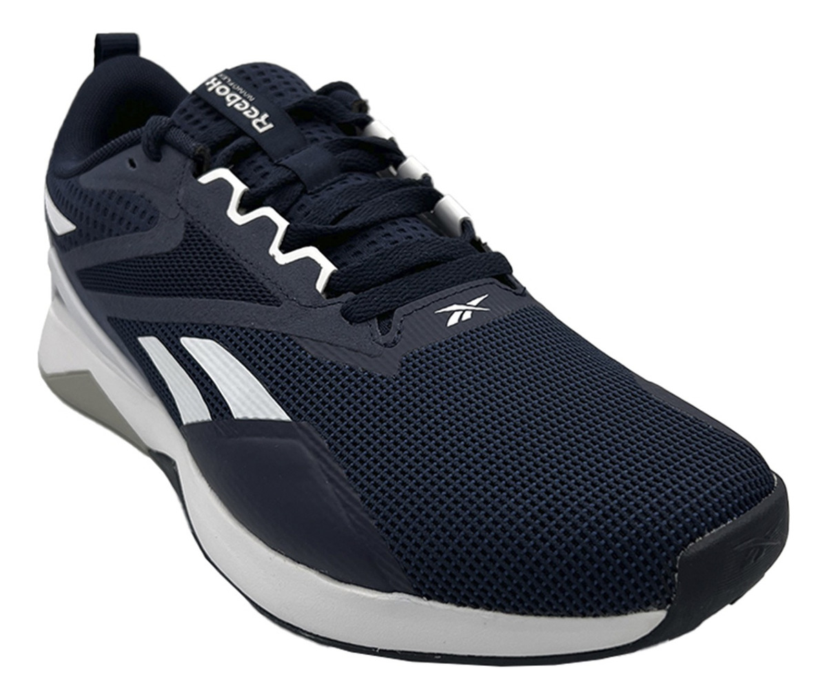 Tenis Reebok Para Hombre Nano Flex Tr 2.0 Gy6215 Azul Marino.