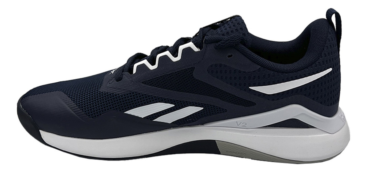 Tenis Reebok Para Hombre Nano Flex Tr 2.0 Gy6215 Azul Marino.