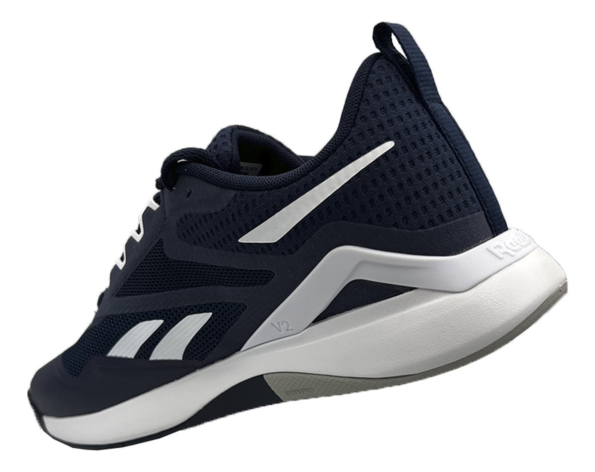 Tenis Reebok Para Hombre Nano Flex Tr 2.0 Gy6215 Azul Marino.