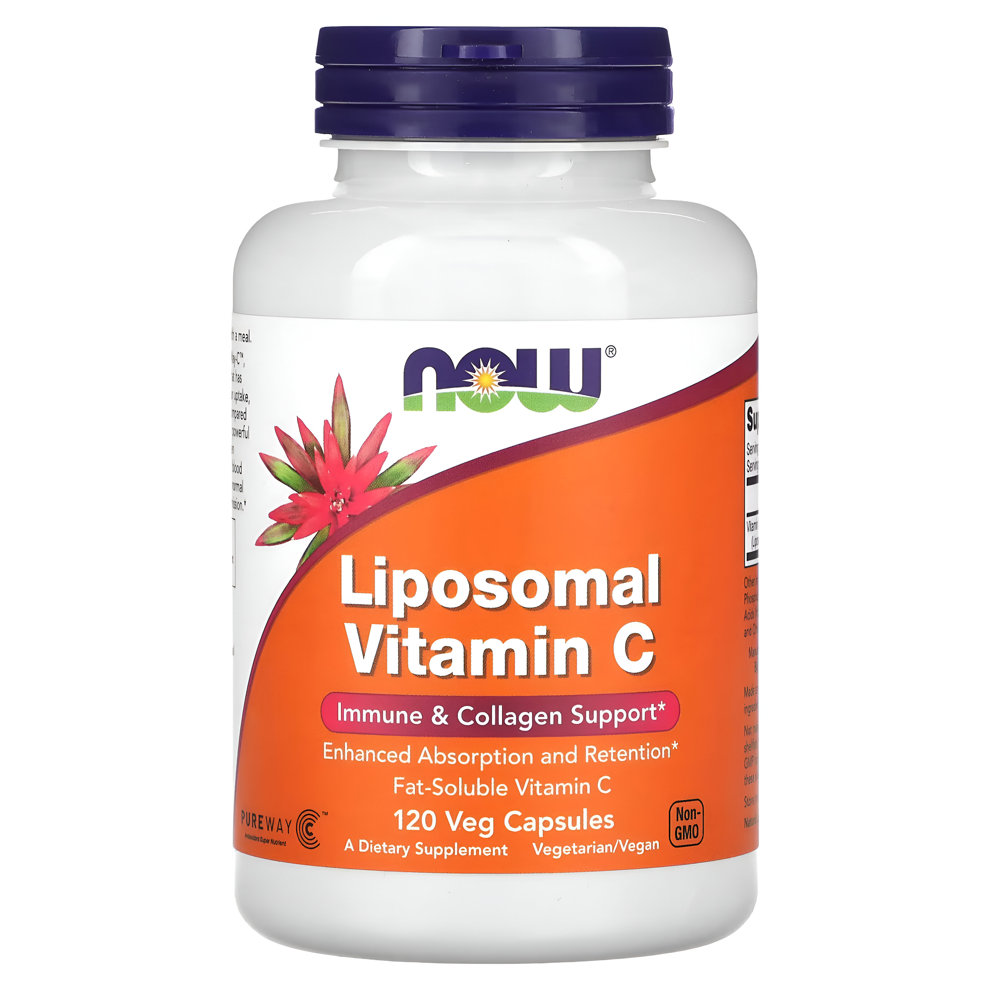 Vitamina C liposomal, 120 cápsulas vegetales.