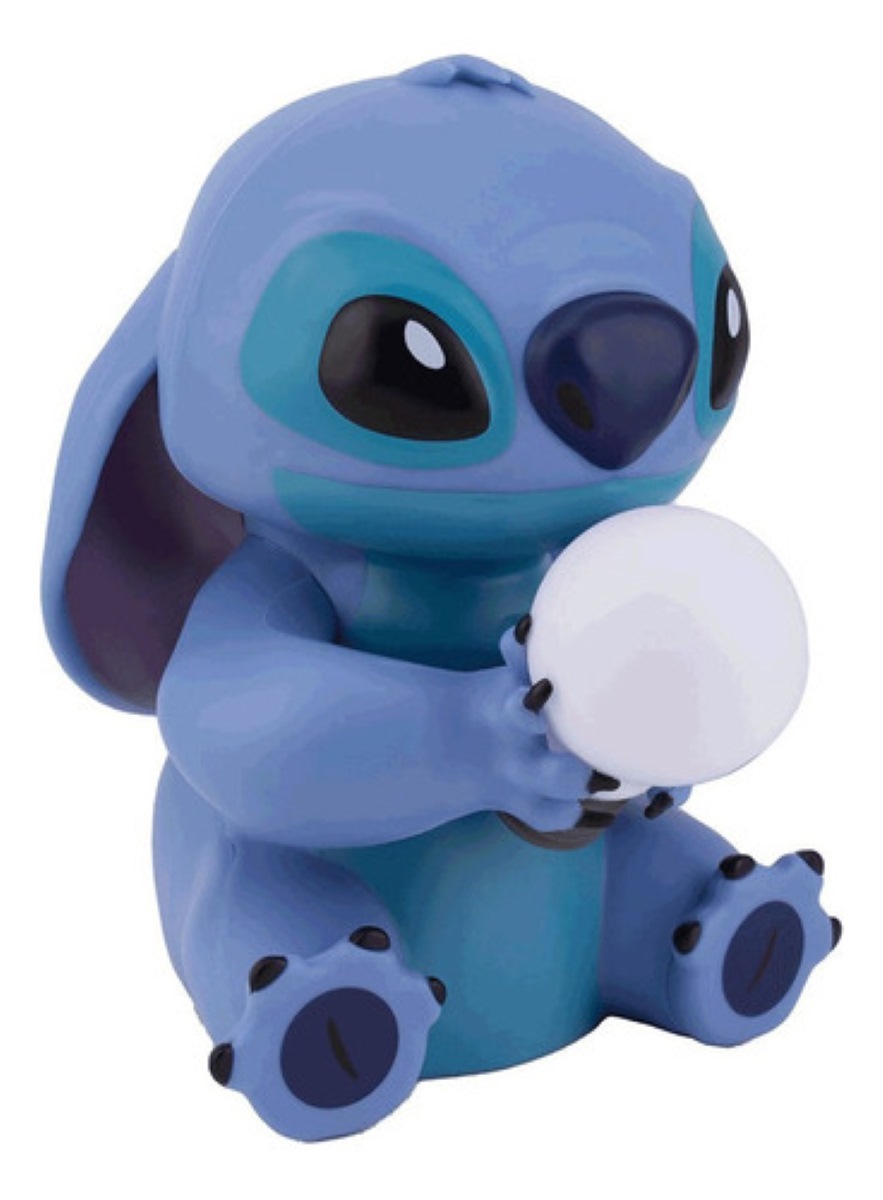 Lampara Decorativa De Noche Lilo Y Stich Luz Ambiental Azul Marino