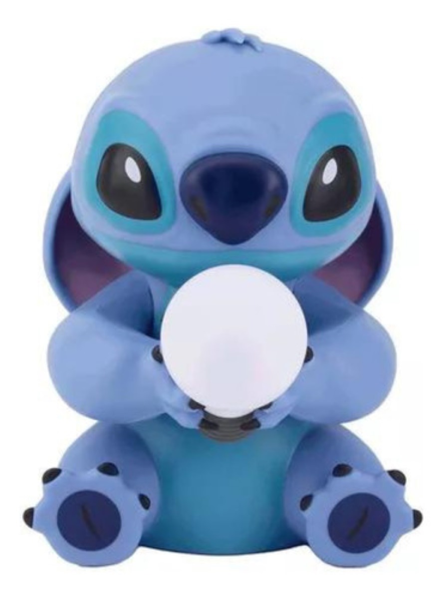 Lampara Decorativa De Noche Lilo Y Stich Luz Ambiental Azul Marino