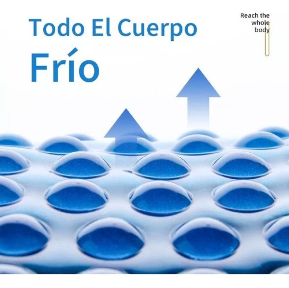 Cojin De Gel Asiento Decorativo Sillas Auto Oficina Hogar Gris con Azul