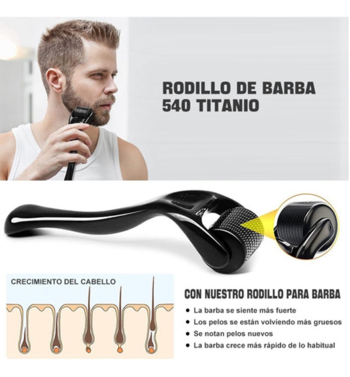 Kit Barba Cuidado Para Hombres, Herramientas De Aseo 12 pcs