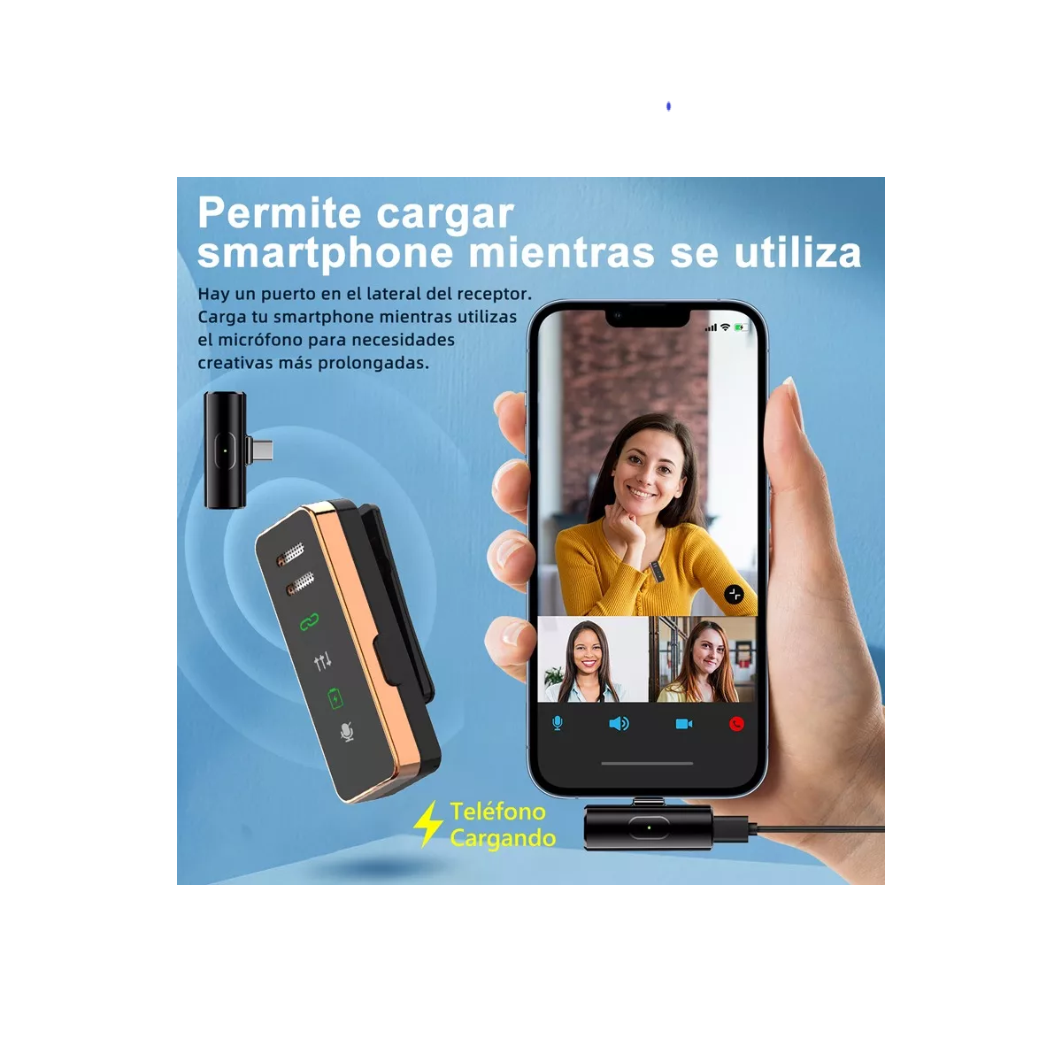 Micrófono Inalámbrico Lavalier S18 Para iPhone/android