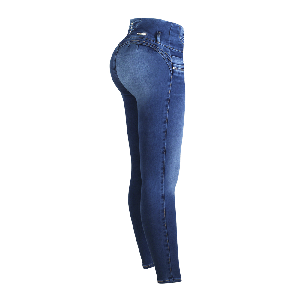 Jean Pantalon Colombiano Levanta Pompa Skinny FARRAH Praga Jeans EXCS-008.
