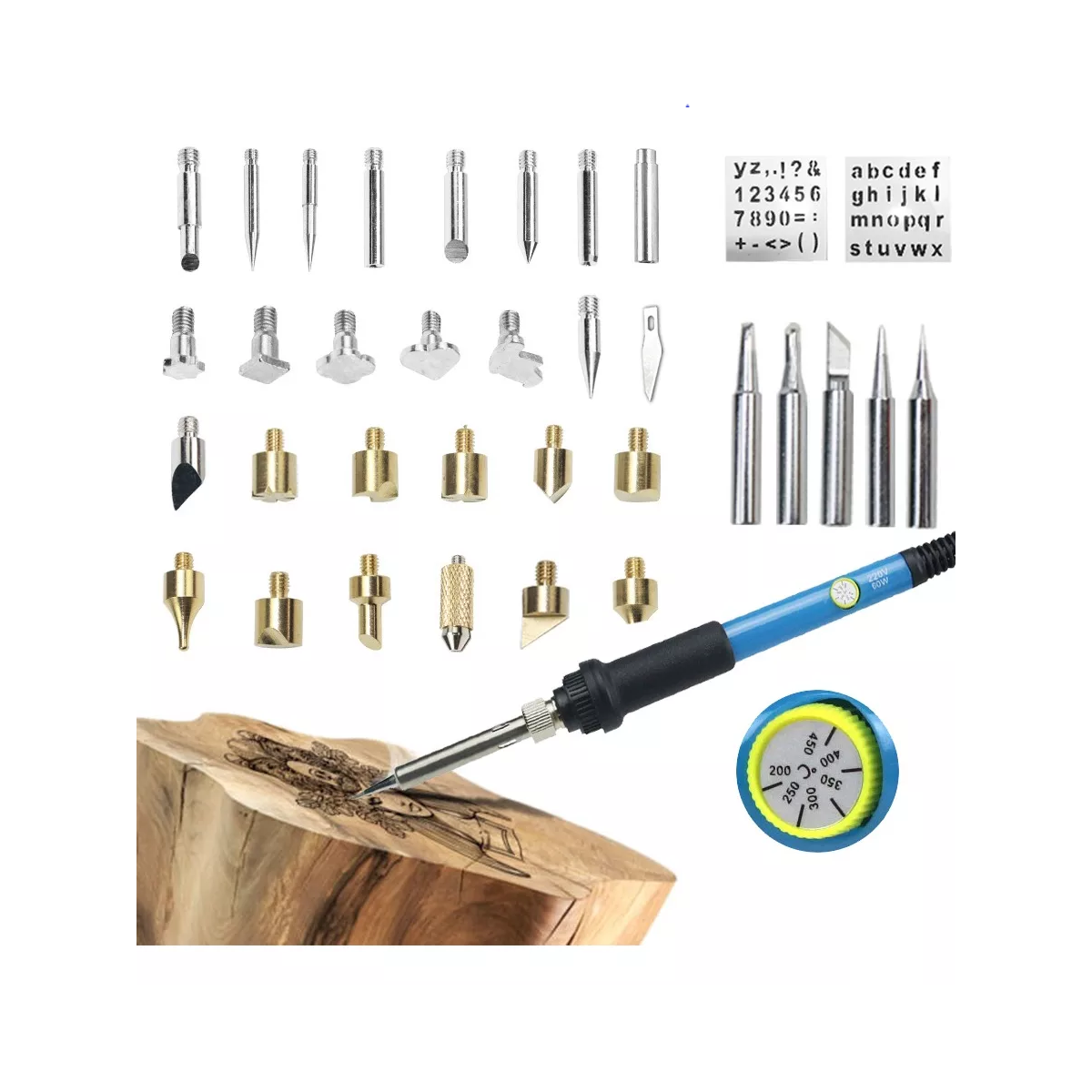 Kit Pirograbador De Madera 35in1