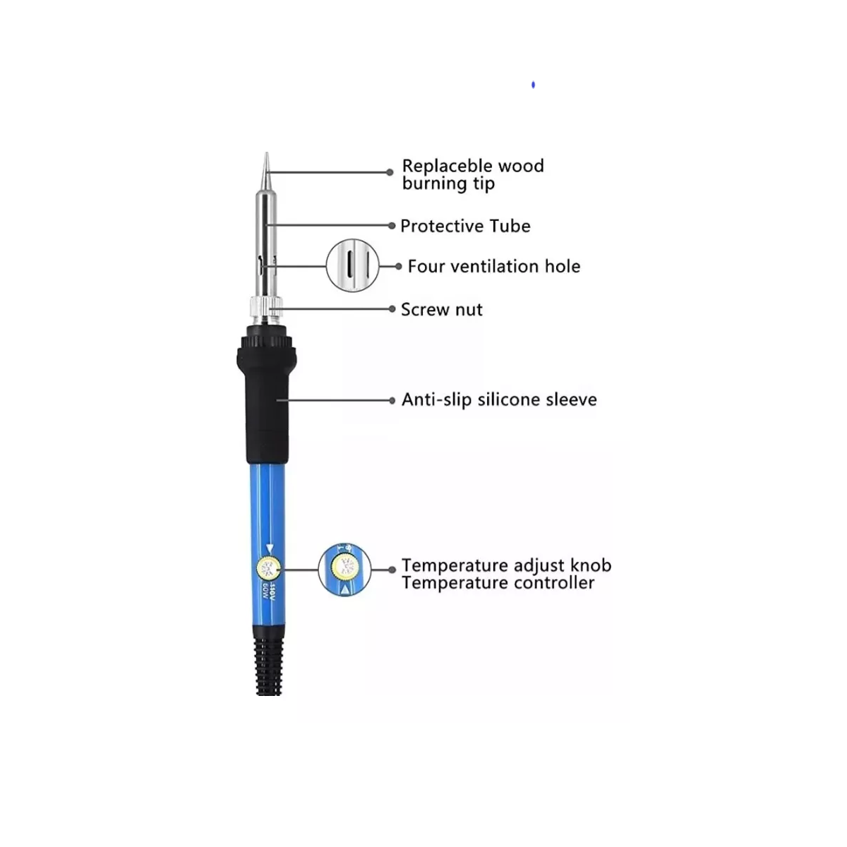 Kit Pirograbador De Madera 35in1
