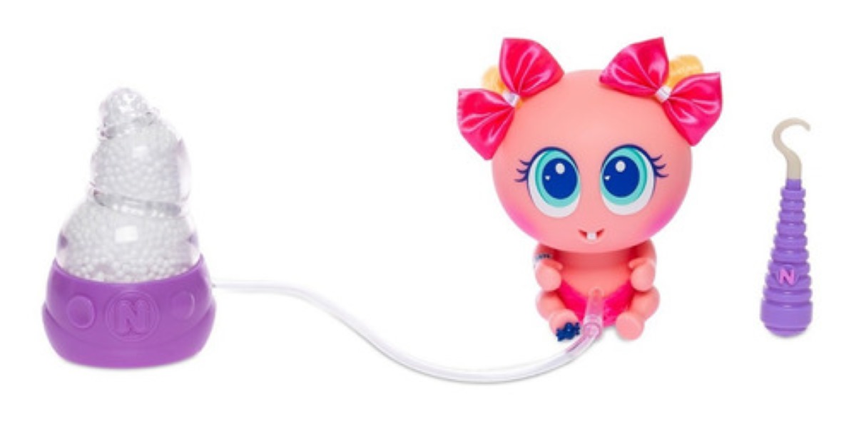 Juguete Muñeco Bebé Ksimerito Chivatita Distroller, Rosa
