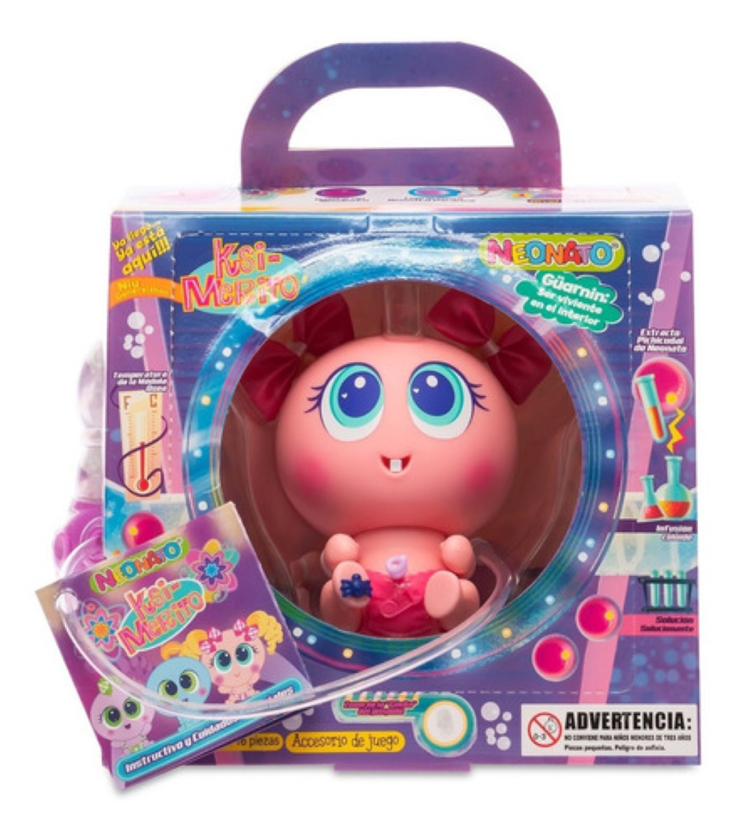 Juguete Muñeco Bebé Ksimerito Chivatita Distroller, Rosa